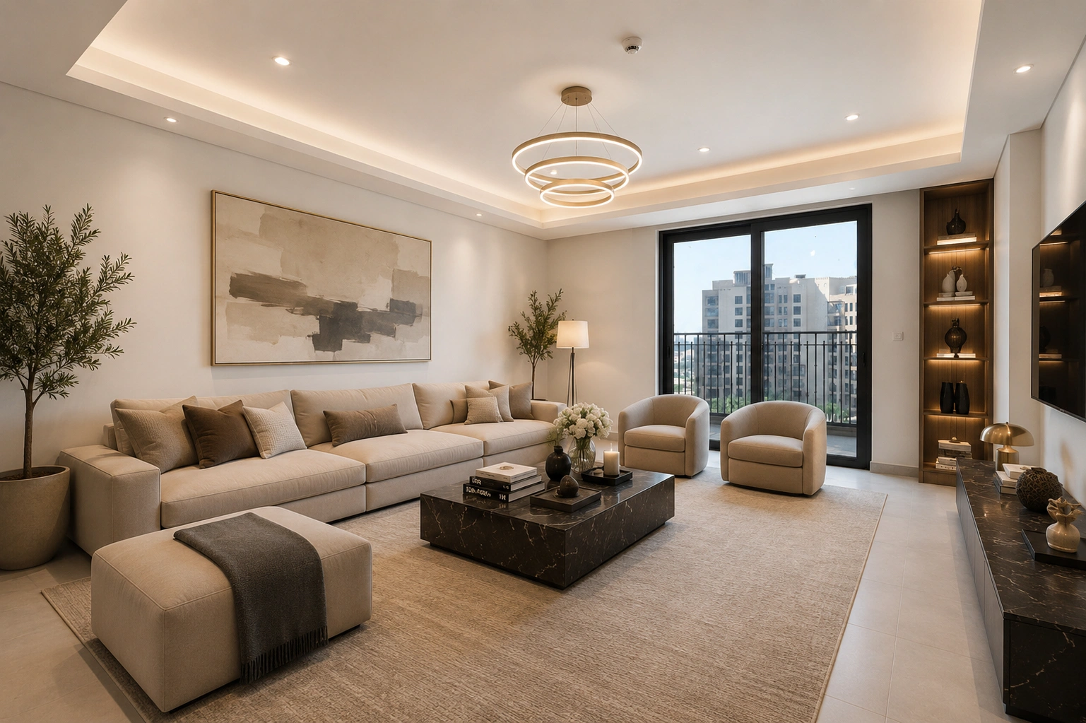 After — AI furnished